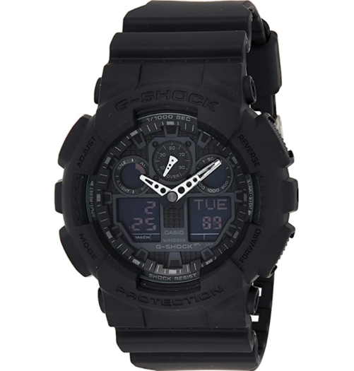 prime会员casio卡西欧gshock系列ga1001a1er多功能双显运动手表到手约