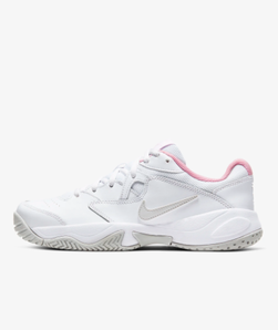 Nike Court Lite 2粉白 女款网球鞋 