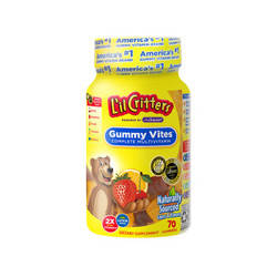 L'il Critters 儿童辅食复合多种维生素小熊糖 70粒 低至33.5元（双重优惠）