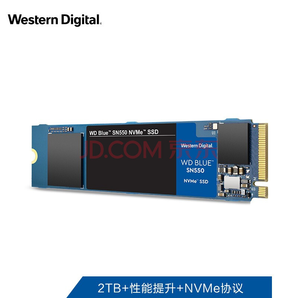 27日0点： WD 西部数据 Blue SN550 2TB SSD固态硬盘 1759元包邮