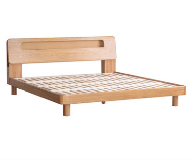 北美fas级橡木原始原素h2103全实木床12m