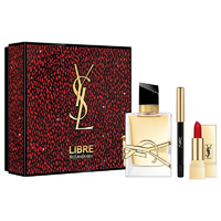 Yves Saint laurent 圣罗兰 LIBRE自由之水女士香水礼盒（EDP 50ml+mini眼线笔 #01-noir+mini经典方管口红 ）