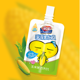 亲亲乳酸果冻吸果冻布丁300g3袋5件