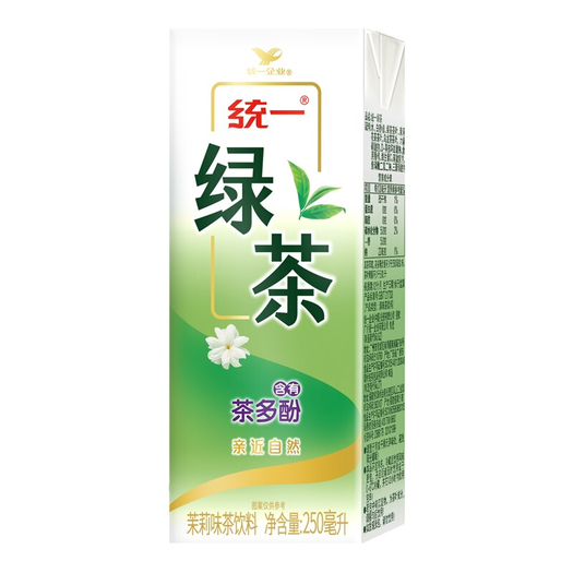 限地区有券的上统一绿茶250ml15盒