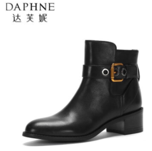 限尺码！ Daphne 达芙妮 1017605151 女款短靴  59元