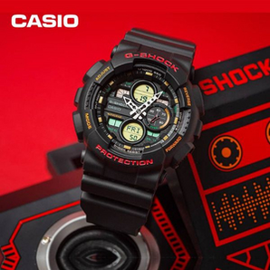 Casio 卡西欧 G-Shock系列 GA-140-1A4ER 男士多功能防水石英手表  到手￥541.28