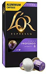 L'OR Nespresso 浓缩胶囊咖啡 lungo profondo 10粒*10盒  