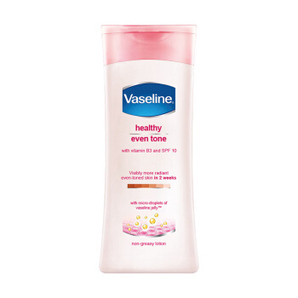 保湿美白！Vaseline 凡士林 嫩白烟酰胺B3身体乳 400ml 