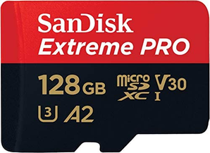 SanDisk Extreme 128 GB 微型 SDXC 存储卡 + SD 适配器 Prime会员免邮