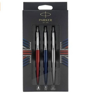 Parker 派克 Jotter乔特系列 伦敦三重奏探索3件套装（圆珠笔+中性笔+自动铅笔） 到手约￥112.24包税包邮