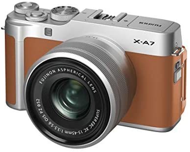 Fujifilm 富士 胶片棕色无反光镜单反相机X-A7镜头套装 含税到手约￥3524.94