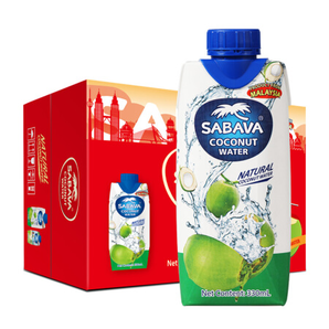 Sabava 沙巴哇 天然椰子水 330ml*12瓶