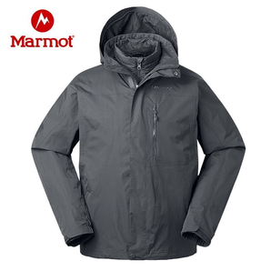 1日0点截止、限尺码： Marmot 土拨鼠 V31470 男士羽绒保暖三合一冲锋衣