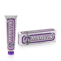 PLUS会员！ MARVIS 玛尔斯 清香紫色茉莉薄荷牙膏 85ml