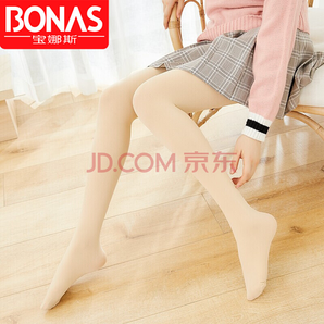 BONAS 宝娜斯 DS2100 女士连裤袜 2条装 均码  19.9元包邮（需用券）