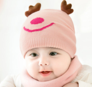 26日0点： 公主妈妈 儿童加厚保暖毛线帽