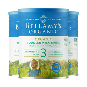 BELLAMY'S 贝拉米 有机婴幼儿配方奶粉 3段 900g*3件