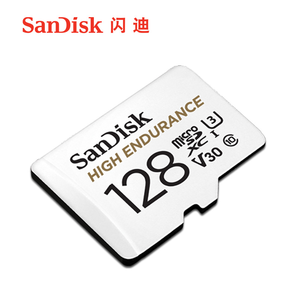SanDisk 闪迪 高耐久 视频监控 microSD(TF)存储卡 128GB 129元包邮