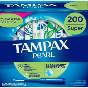 Tampax 丹碧丝 珍珠系列 塑胶导管棉条 大吸收量版 50支*4盒  含税到手约￥301