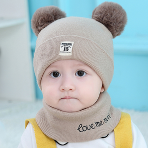 妙棉 M1425 婴儿毛线帽 适合3-22个月 5.8元包邮（需用券）