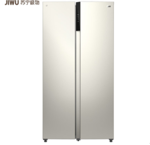 27日0点！JIWU 苏宁极物 JSE4628LP 对开门冰箱家用 468升 1699元包邮