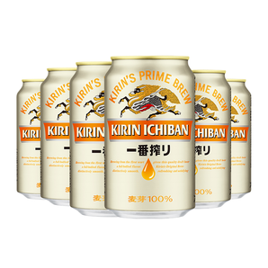 百亿补贴： KIRIN 麒麟 啤酒一番榨系列 330ml*6罐装 27元包邮