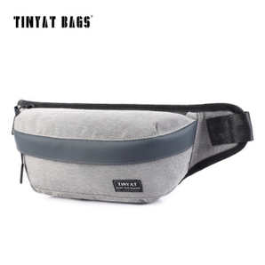 TINYAT 天逸 T252灰色 休闲款腰包