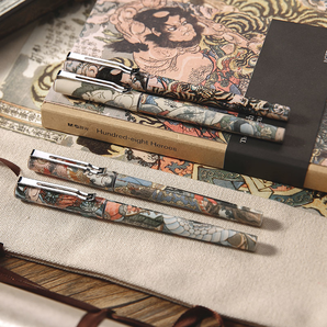 M&G 晨光 大英博物馆联名系列 直液式中性笔 4支装 9.8元（包邮，需用券）