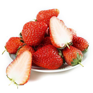 四川奶油红颜新鲜草莓 高山水果 非丹东奶油草莓 3斤装