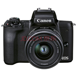 Canon 佳能 EOS M50 Mark II APS-C画幅无反相机（15-45mm套机） 4999元包邮（需定金100元，1日0点付尾款）