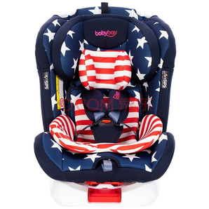 Babybay 儿童安全座椅 可坐可躺360度旋转isofix接口 星条蓝YC02 828元包邮（需用券）