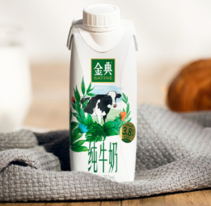 伊利金典梦幻盖有机脱脂纯牛奶250ml10盒