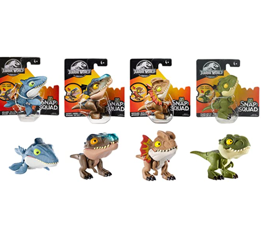 prime会员mattel美泰侏罗纪世界ggn26迷你手指恐龙4个装1209元含税