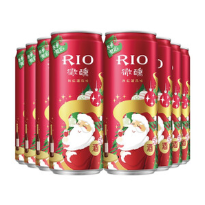 RIO 锐澳 洋酒 微醺热红酒 冬季限定版 5度 330ml*8罐 