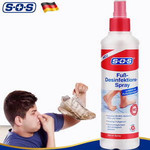 德国SOS 去鞋臭脚气喷雾臭脚粉