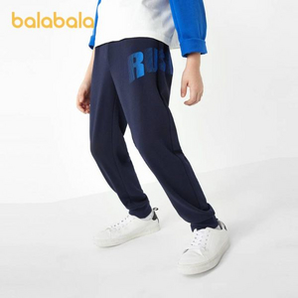 2021年春季新款！巴拉巴拉 中大童字母休闲运动裤（120~175码）多色