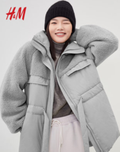 H&M 0913233 女装棉衣棉服  