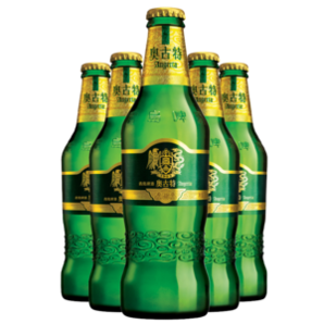青岛啤酒高端线 奥古特 大麦酿造高端啤酒 330ml*24瓶
