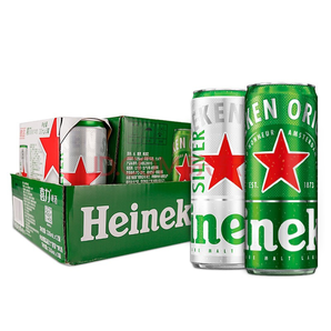 Heineken 喜力啤酒 330ml*15听 （经典12听+星银3听）