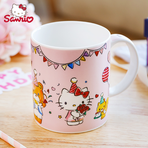 Hello Kitty 凯蒂猫生日派对系列 陶瓷马克杯 340ml