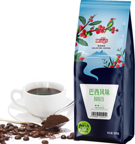 Mings 铭氏咖啡 精选系列 巴西风味咖啡粉 500g
