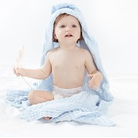 Purcotton 全棉时代 婴儿纯棉水洗纱布浴巾被  95x95-6P *2件