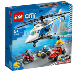 LEGO 乐高 积木 城市系列60243 警用直升机大追击+凑单品