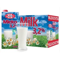 MLEKOVITA 妙可 全脂牛奶纯牛奶 1L*12盒  