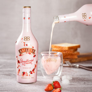 百利 baileys 草莓味甜酒 700ml 128元包邮