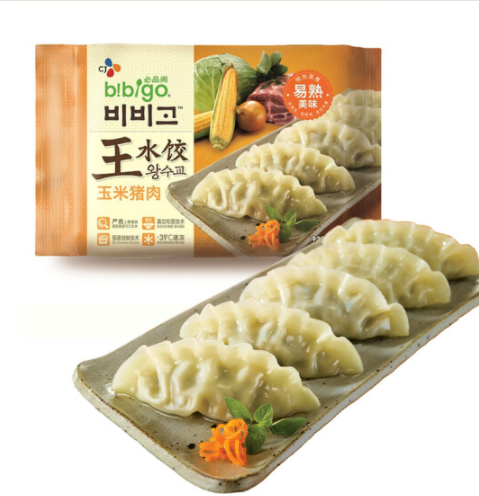 bibigo必品阁玉米猪肉王水饺600g
