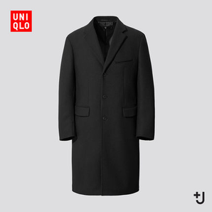 历史低价： UNIQLO 优衣库 +J 432642 男士羊毛混纺大衣 799元包邮