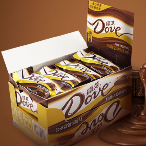 dove德芙丝滑巧克力224g239元包邮