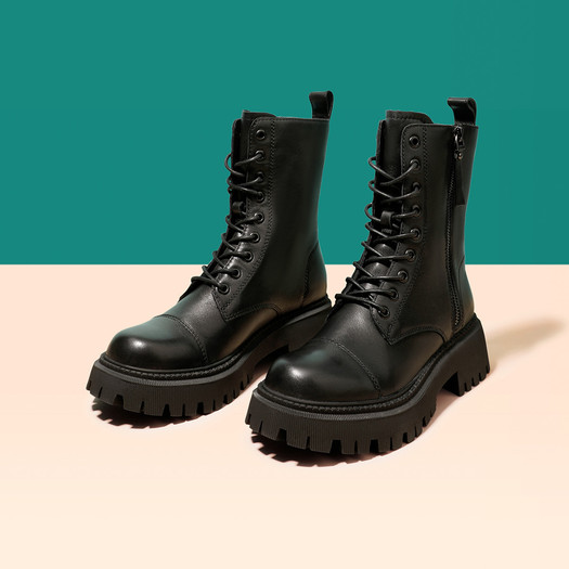 senda森达ve4z8054du1dd0女士马丁靴289元包邮