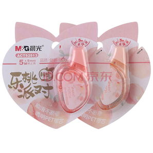 M&G 晨光 ACT52513 乐桃派对限定系列 5m*5mm 修正带 单个装 颜色随机